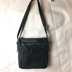 Bueno Black Strap Handbag